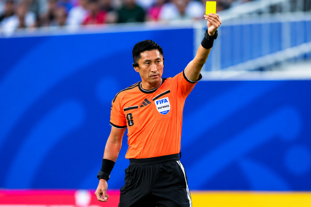 <W杯>中国人主審、選手に取り囲まれる