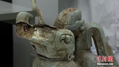 三星堆遺跡で初の翼のある神獣が出土―中国