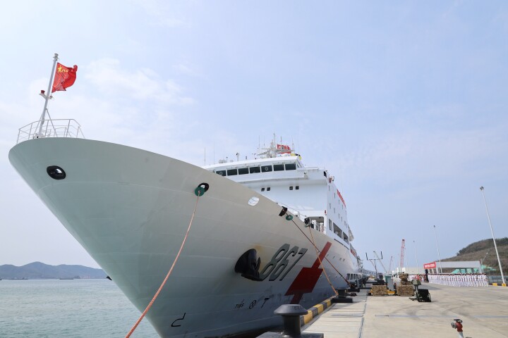 中国海軍の病院船「シルクロードの箱舟」 対外公益任務終え帰国